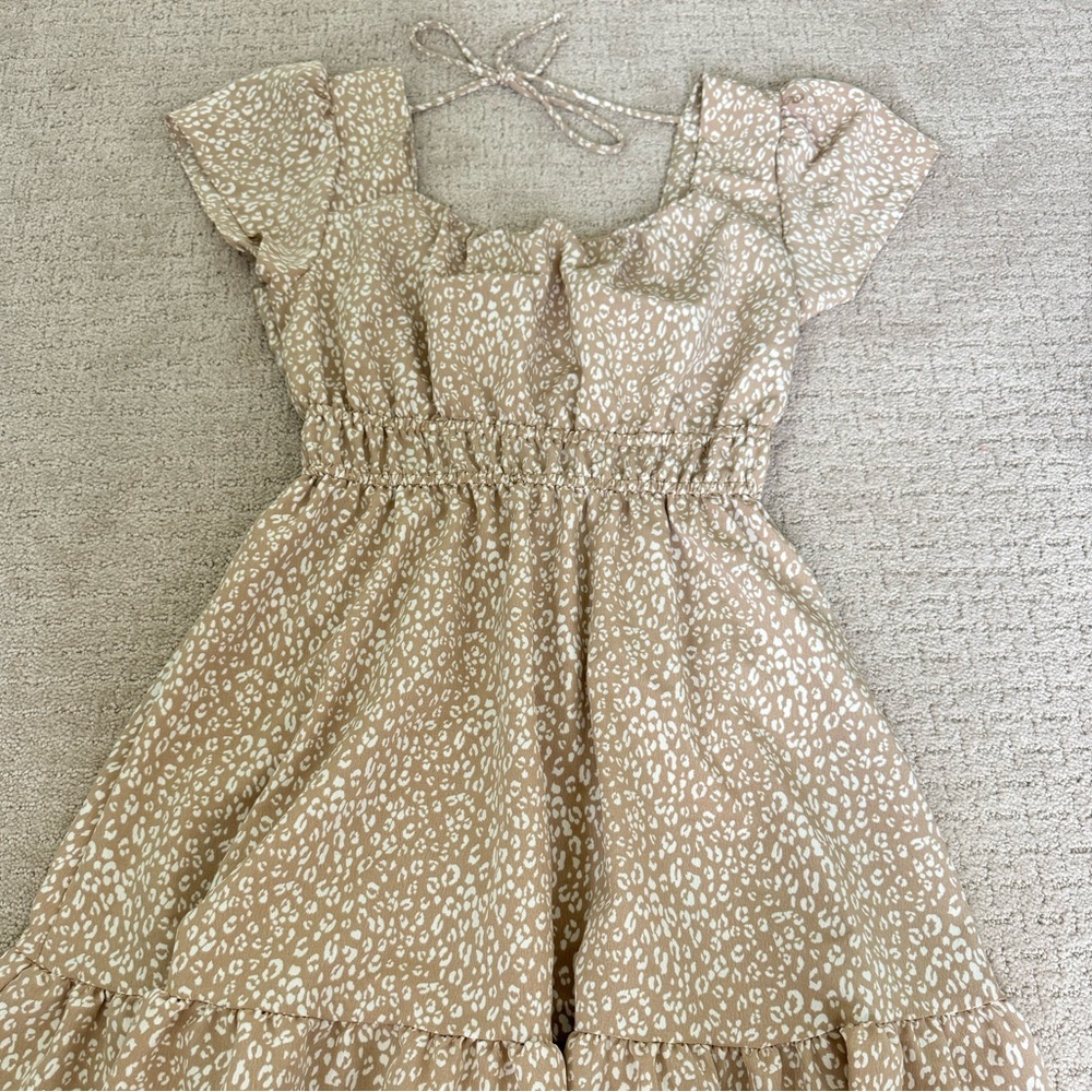 Altered state brown pattern dress